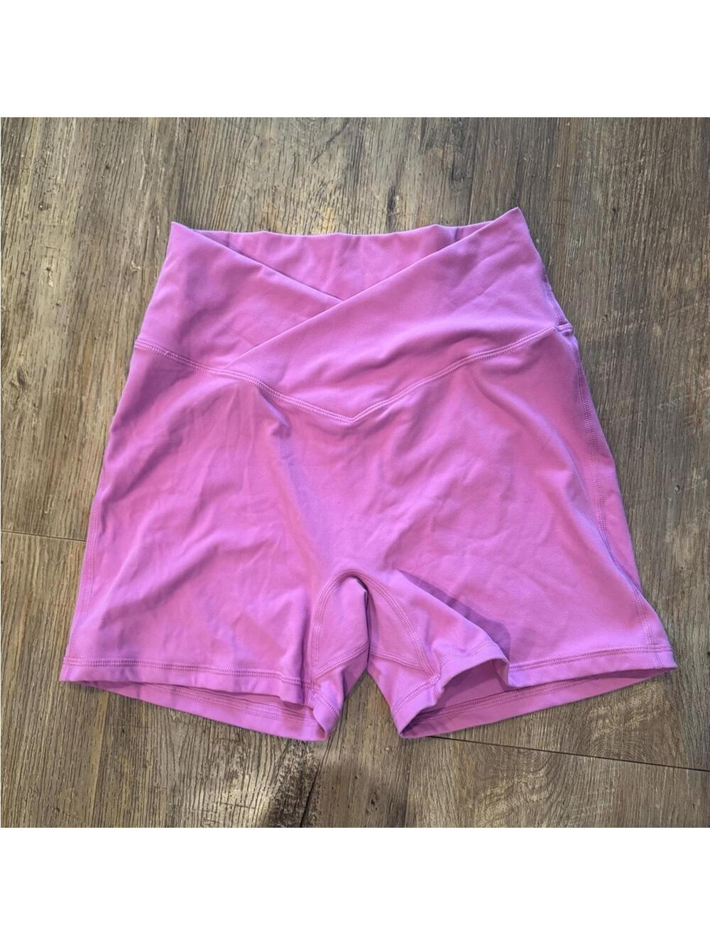 BuffBunny Legacy Biker Shorts Pink Purple Sz M EUC - Picture 2 of 6